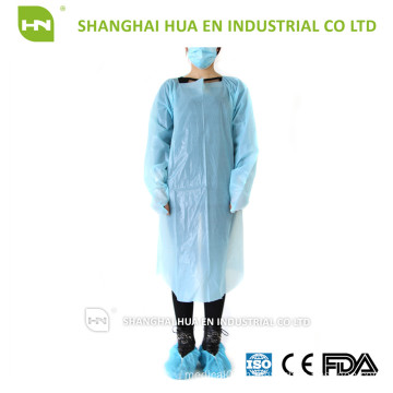 Disposable PE apron for medical use